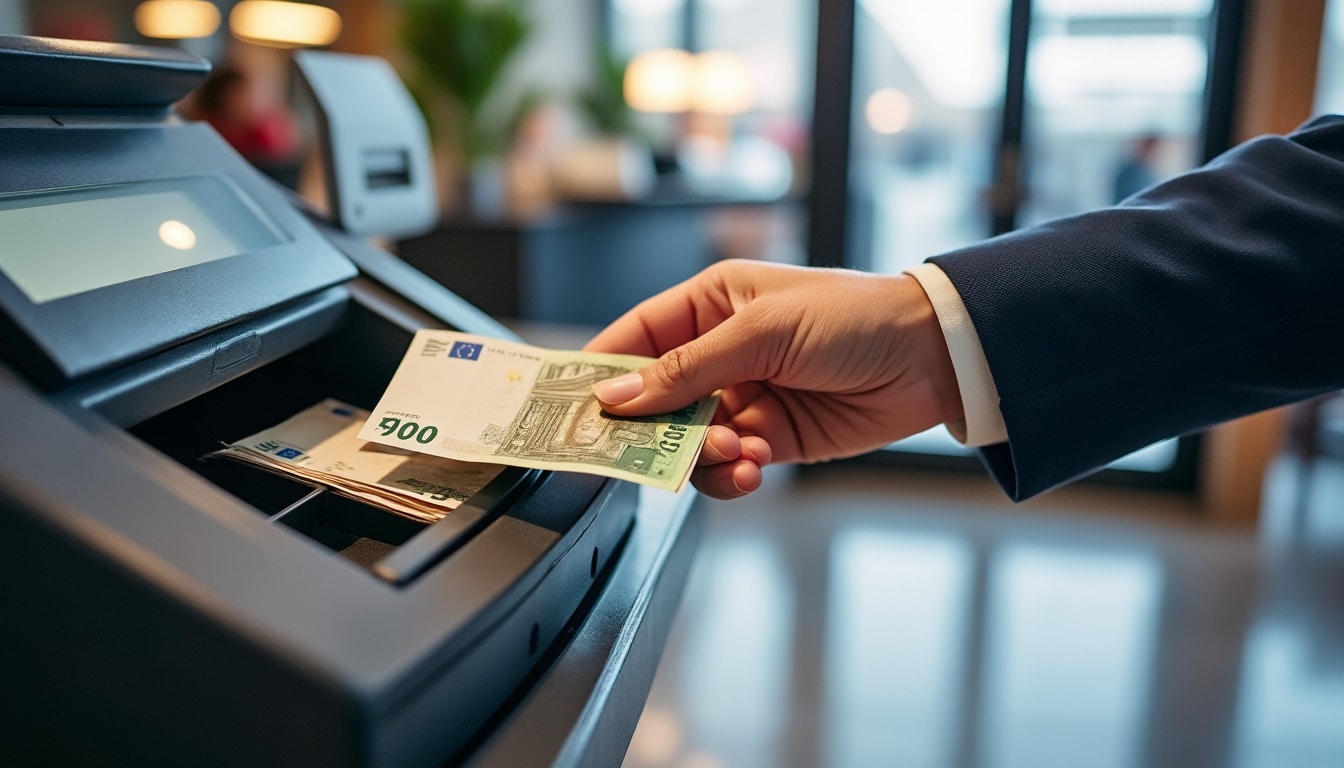 Illustration: Comprendre le dépôt d’espèces et ses mécanismes dans une banque
