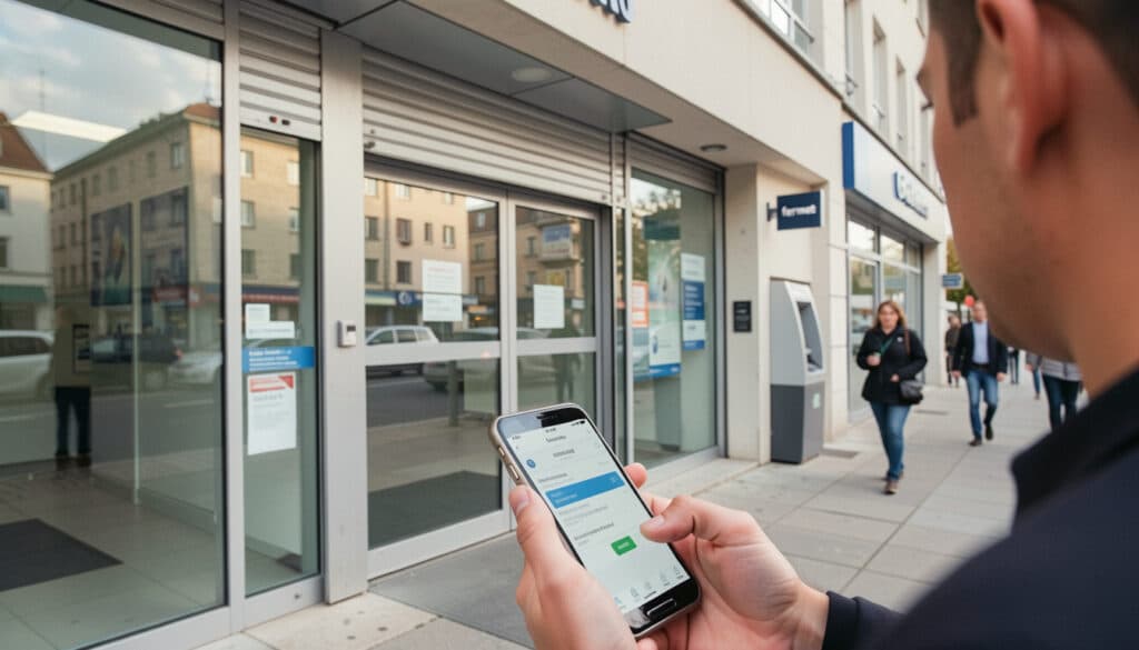 Fermeture des banques et délais de virement
